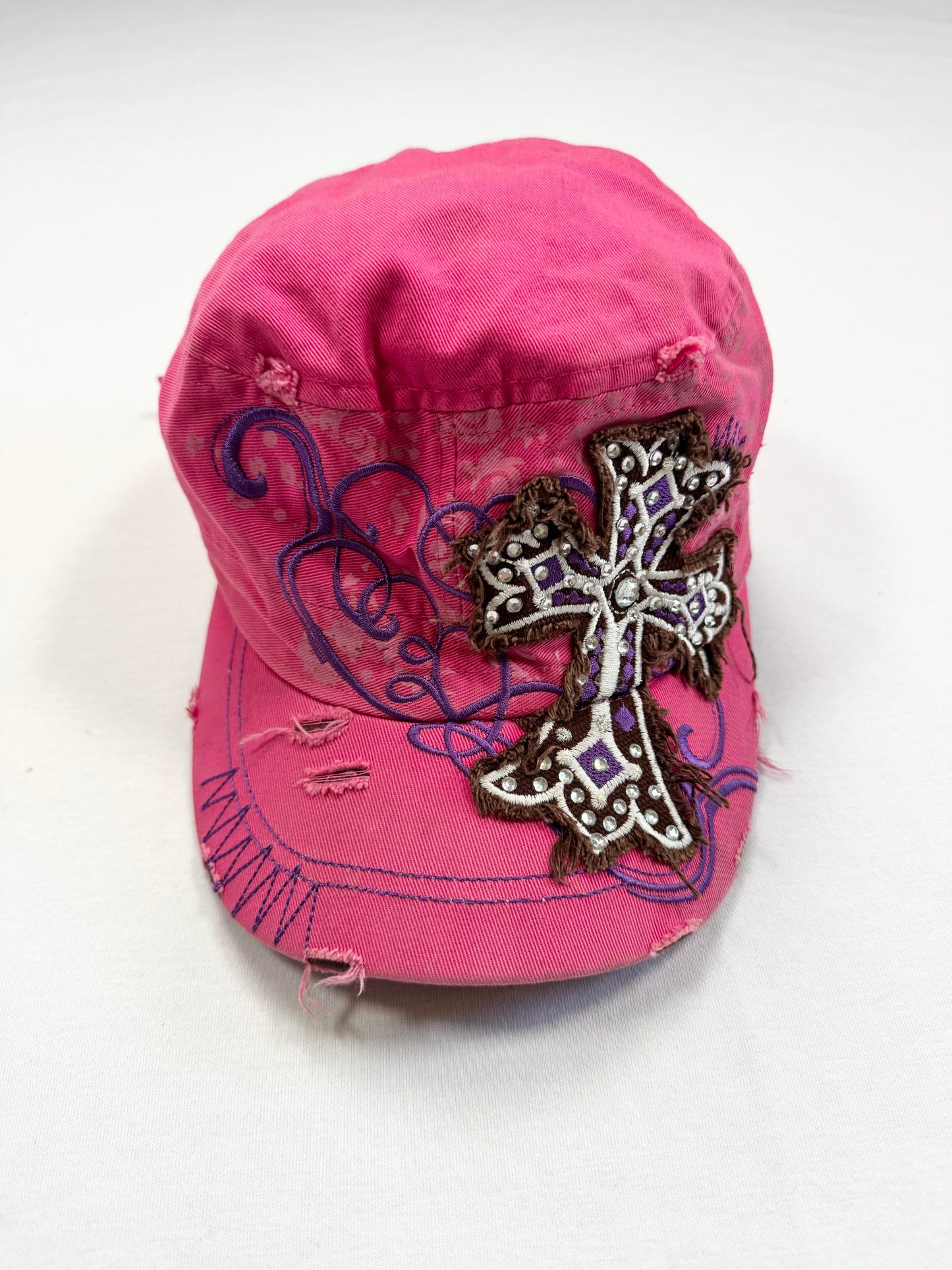 Pink & Purple Cross Cap ♡