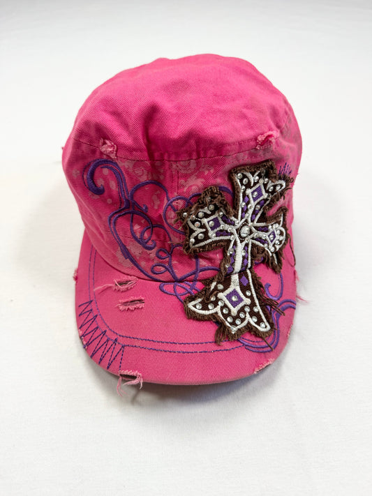 Pink & Purple Cross Cap ♡