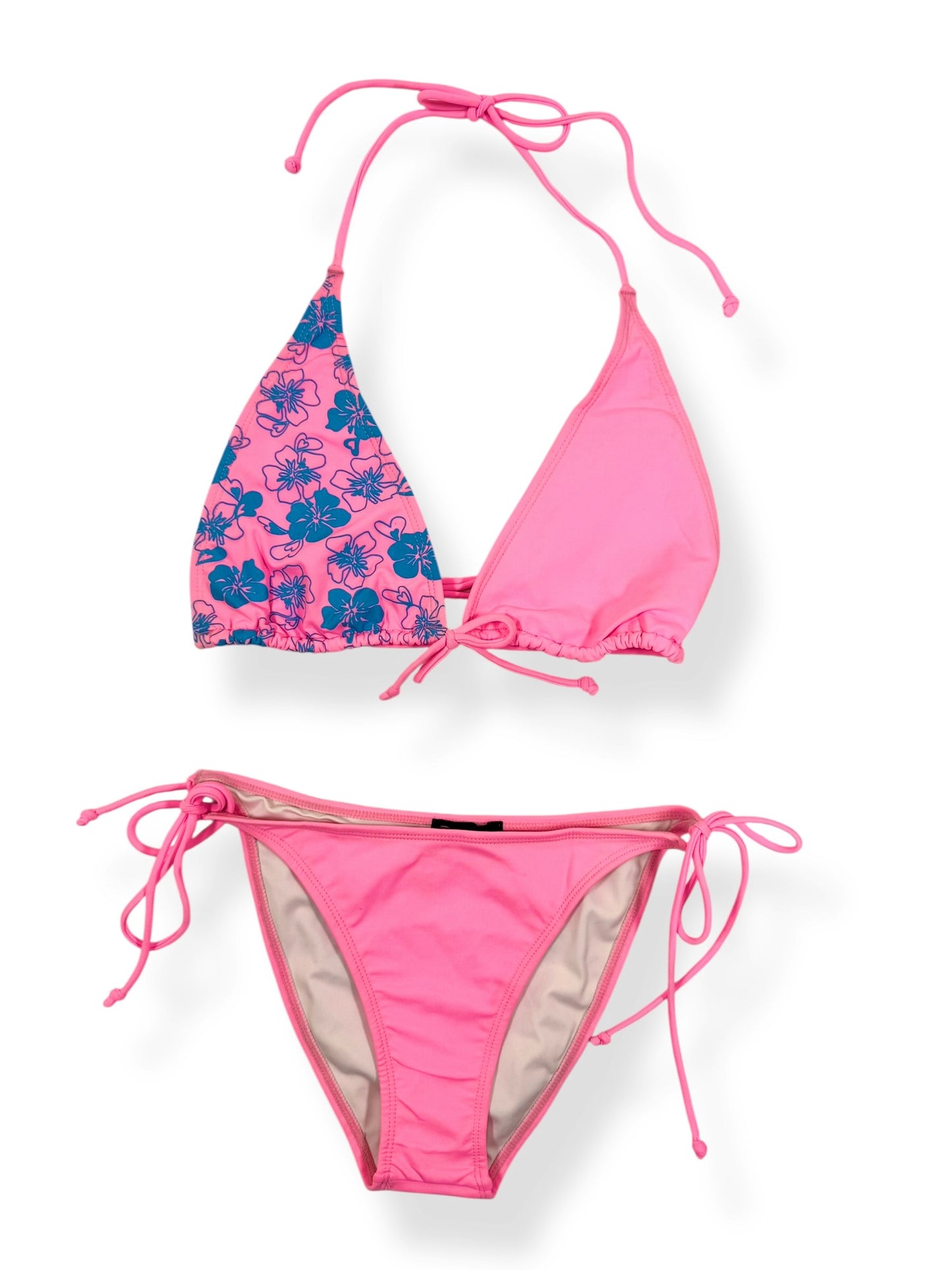 D&G Pink & Blue Hibiscus Bikini ♡ M