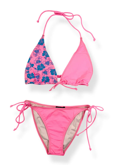 D&G Pink & Blue Hibiscus Bikini ♡ M