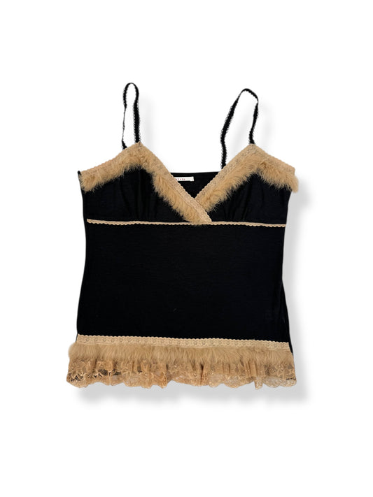 Fur Trim Cami ☆ S
