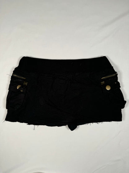 Black Gyaru Mini Skirt