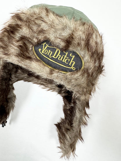 Khaki Fur Von Dutch Hat