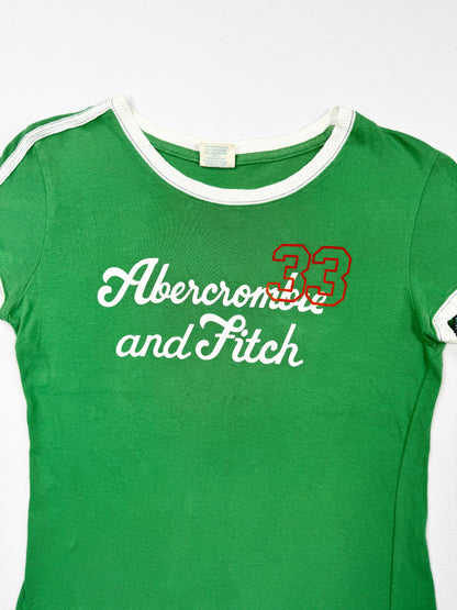 Abercrombie & Fitch Green Sporty Tee ♡ S