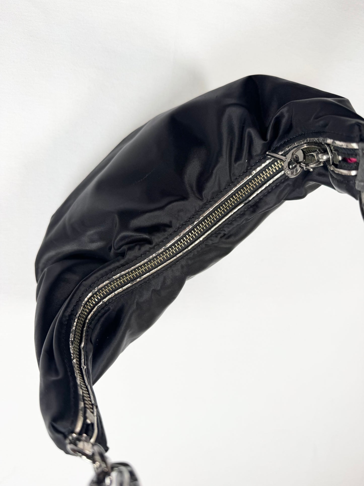 Black Diamanté Cuffz Bag ♡