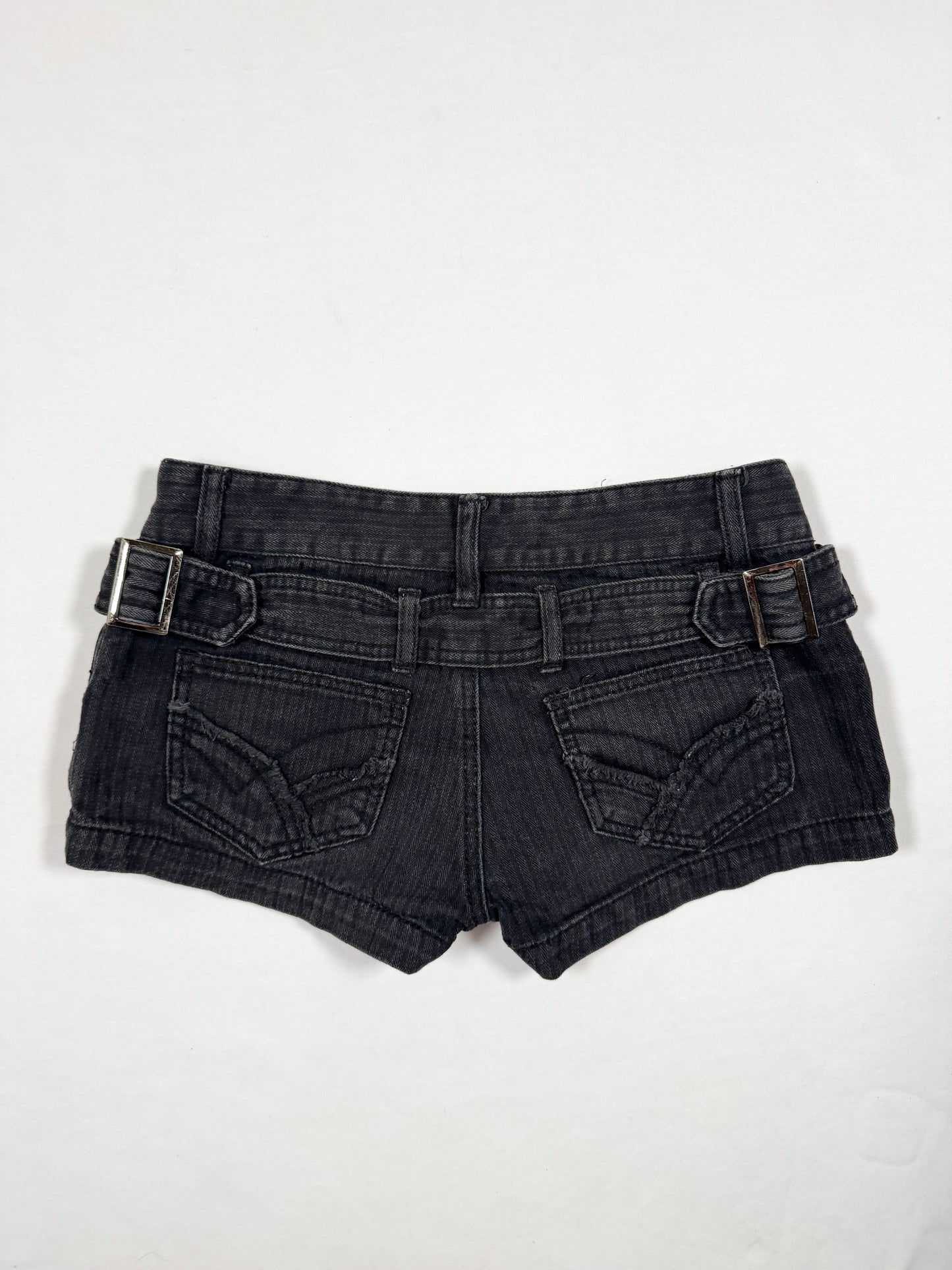 Black Buckle Shorts ♡ Size XS/S