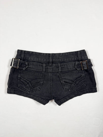 Black Buckle Shorts ♡ Size XS/S