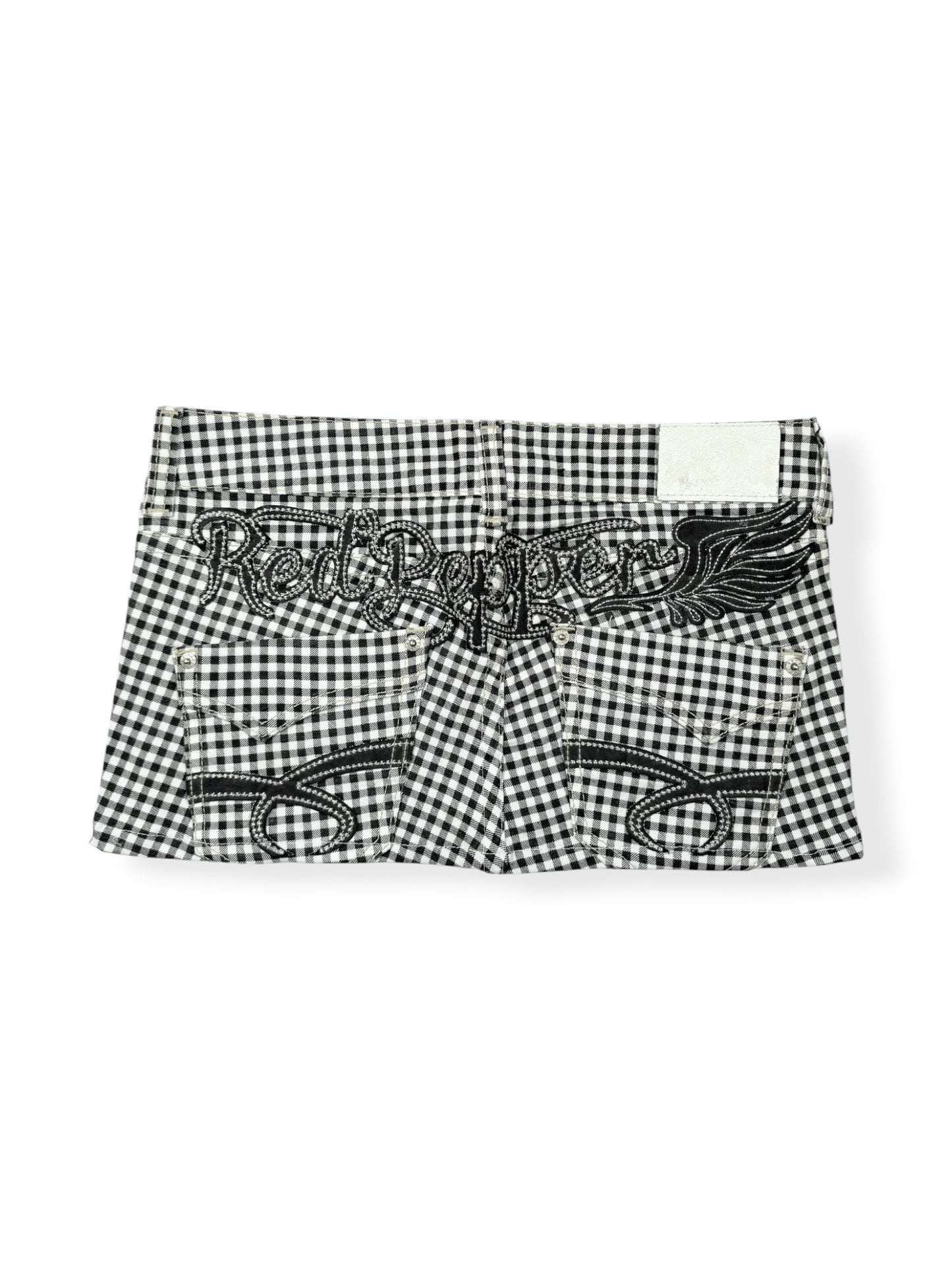 Red Pepper Plaid Mini Skirt ♡ S