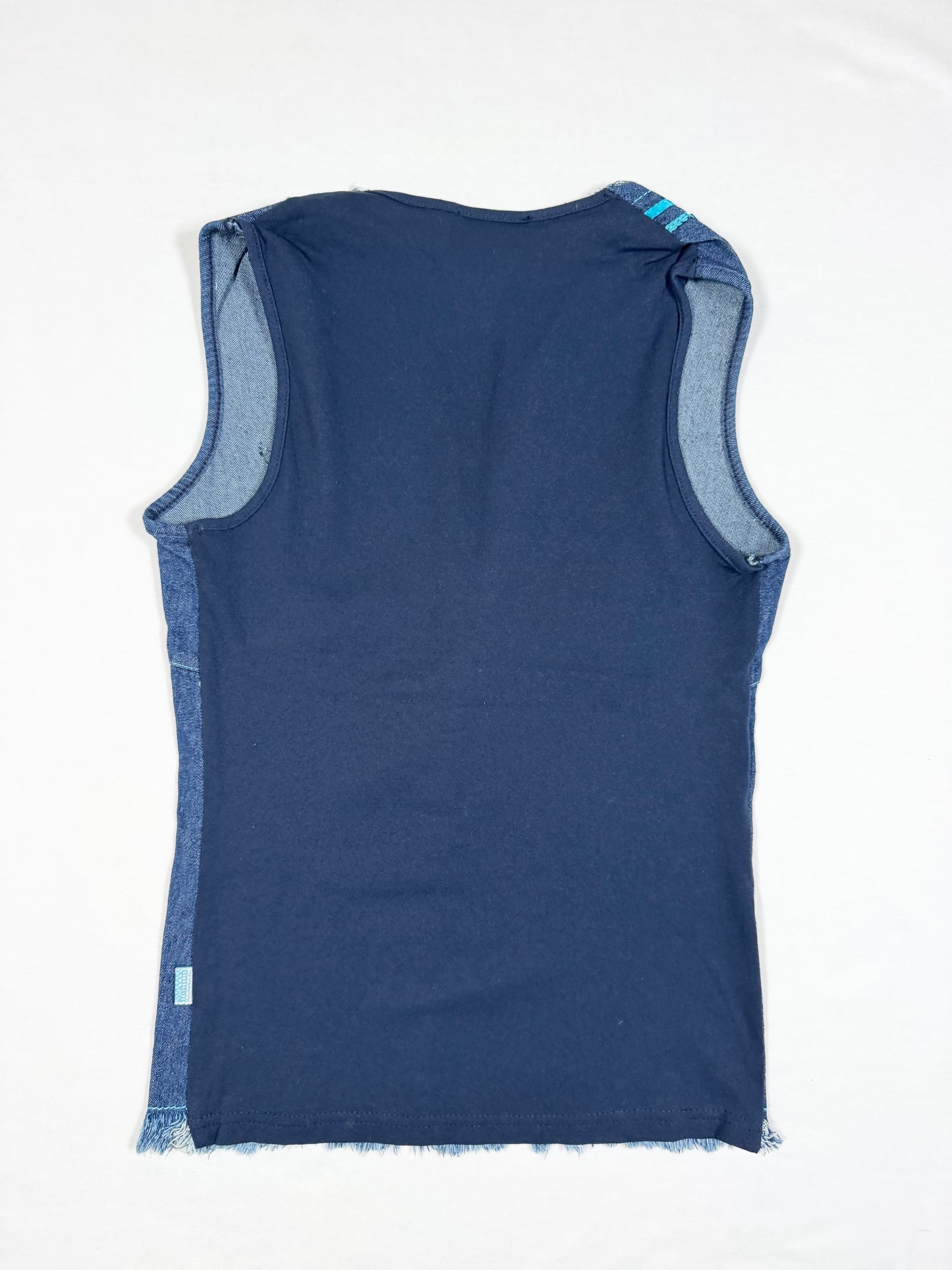 Morgan De Toi Denim Butterfly Tank ♡ Size XS