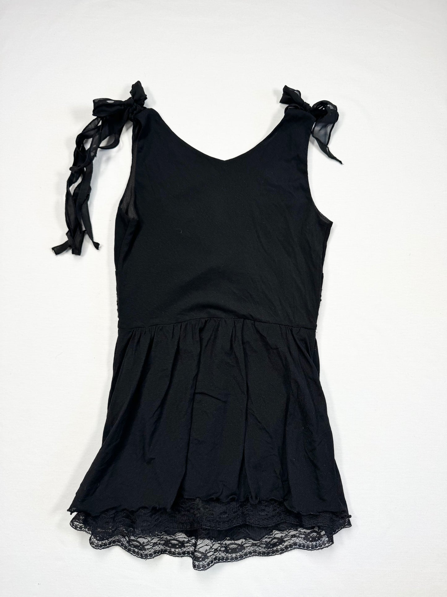Black Micromesh Tank ♡ S