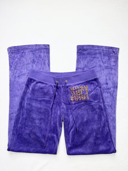 Purple Leopard Print Juicy Couture Tracksuit ♡ M