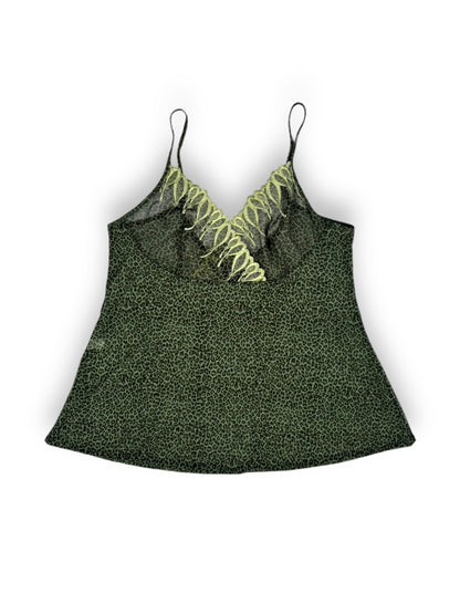 Green Leopard Cami