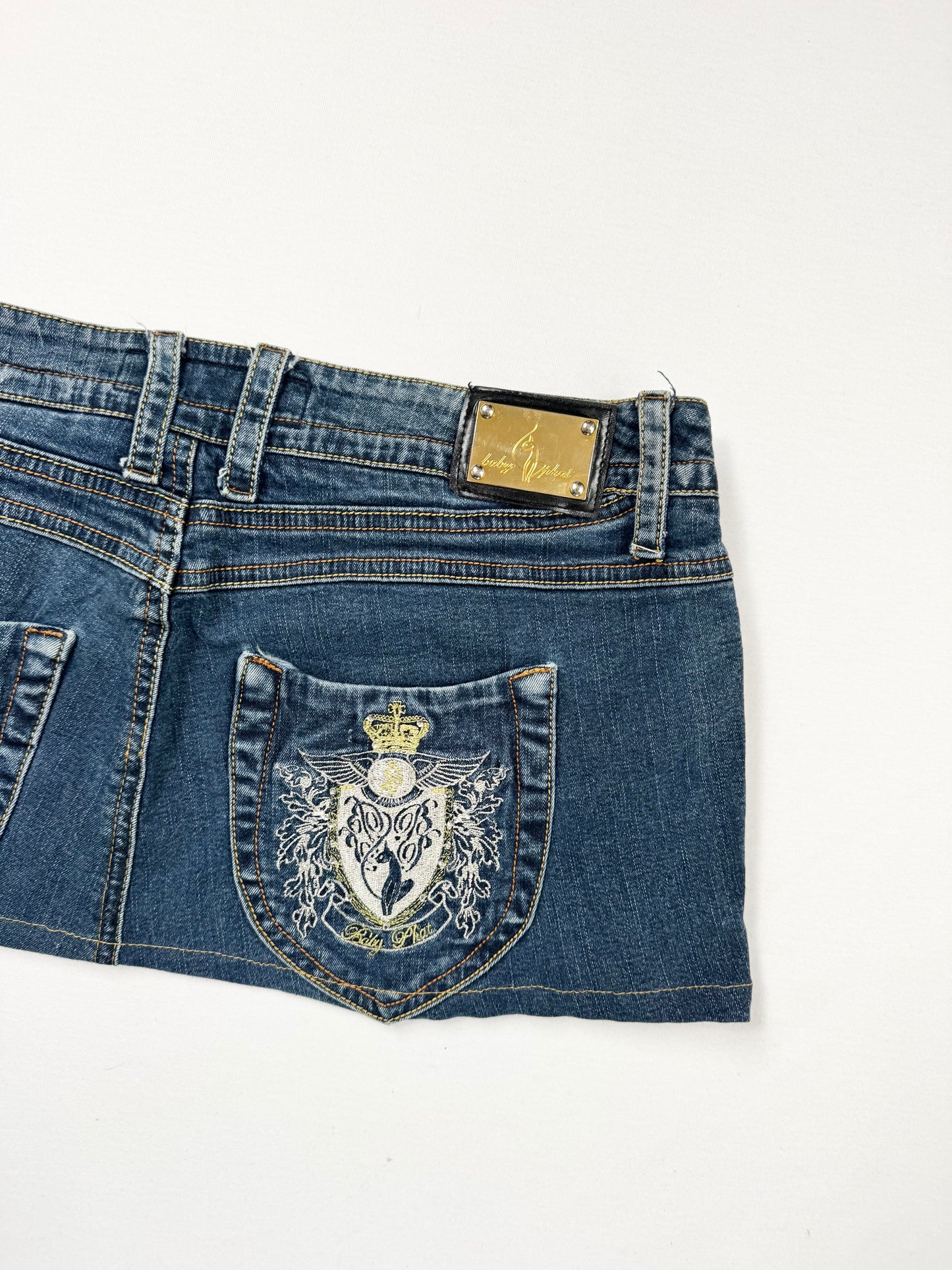 Baby Phat Denim Mini Skirt ♡ XL