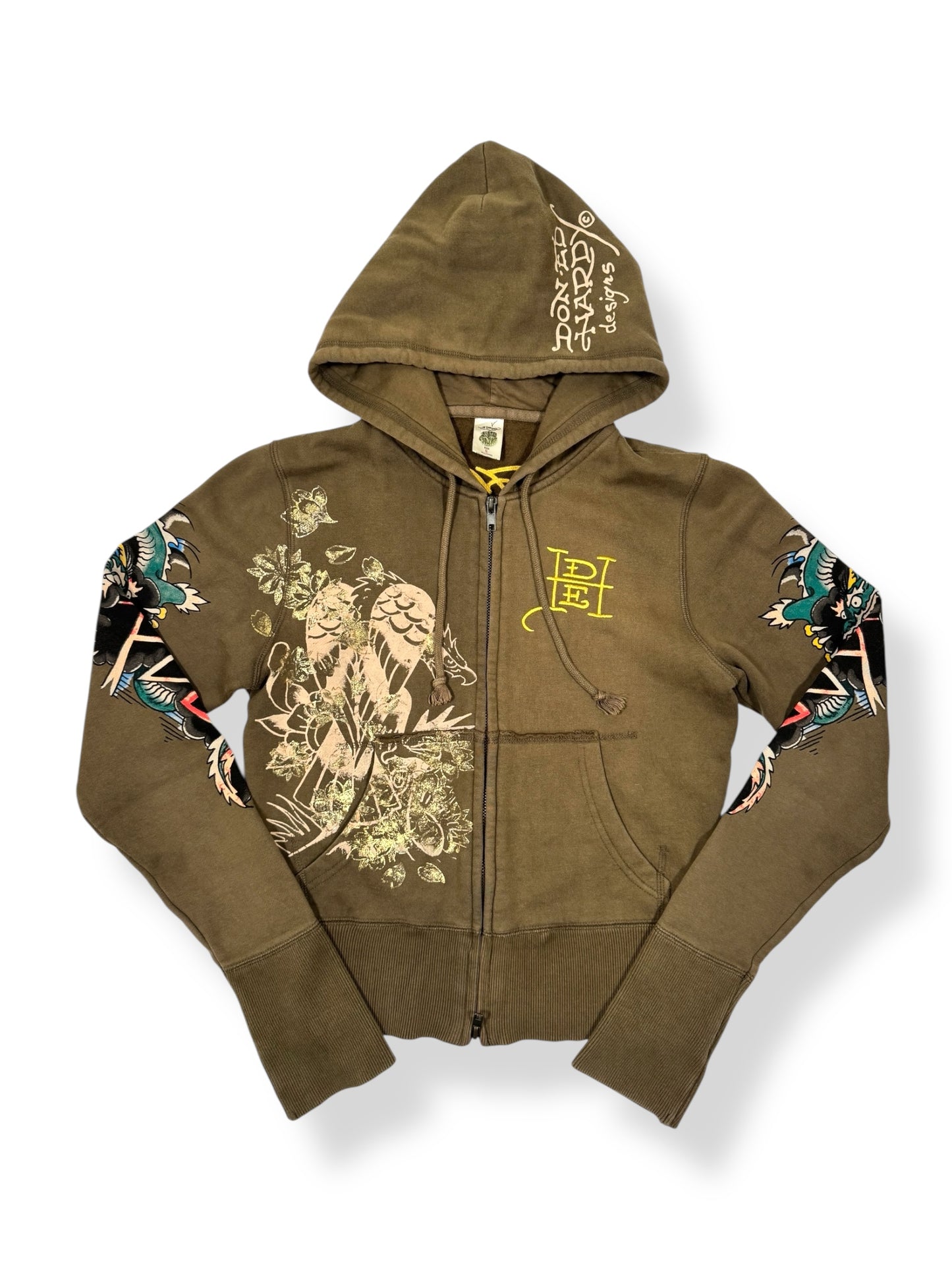 Brown Ed Hardy Hoodie