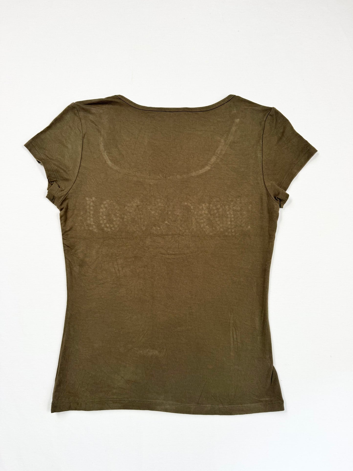 D&G “Too Cool For School” Khaki Tee ♡ M