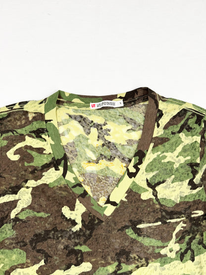 Camo Wing & Key Print Tee ♡ S