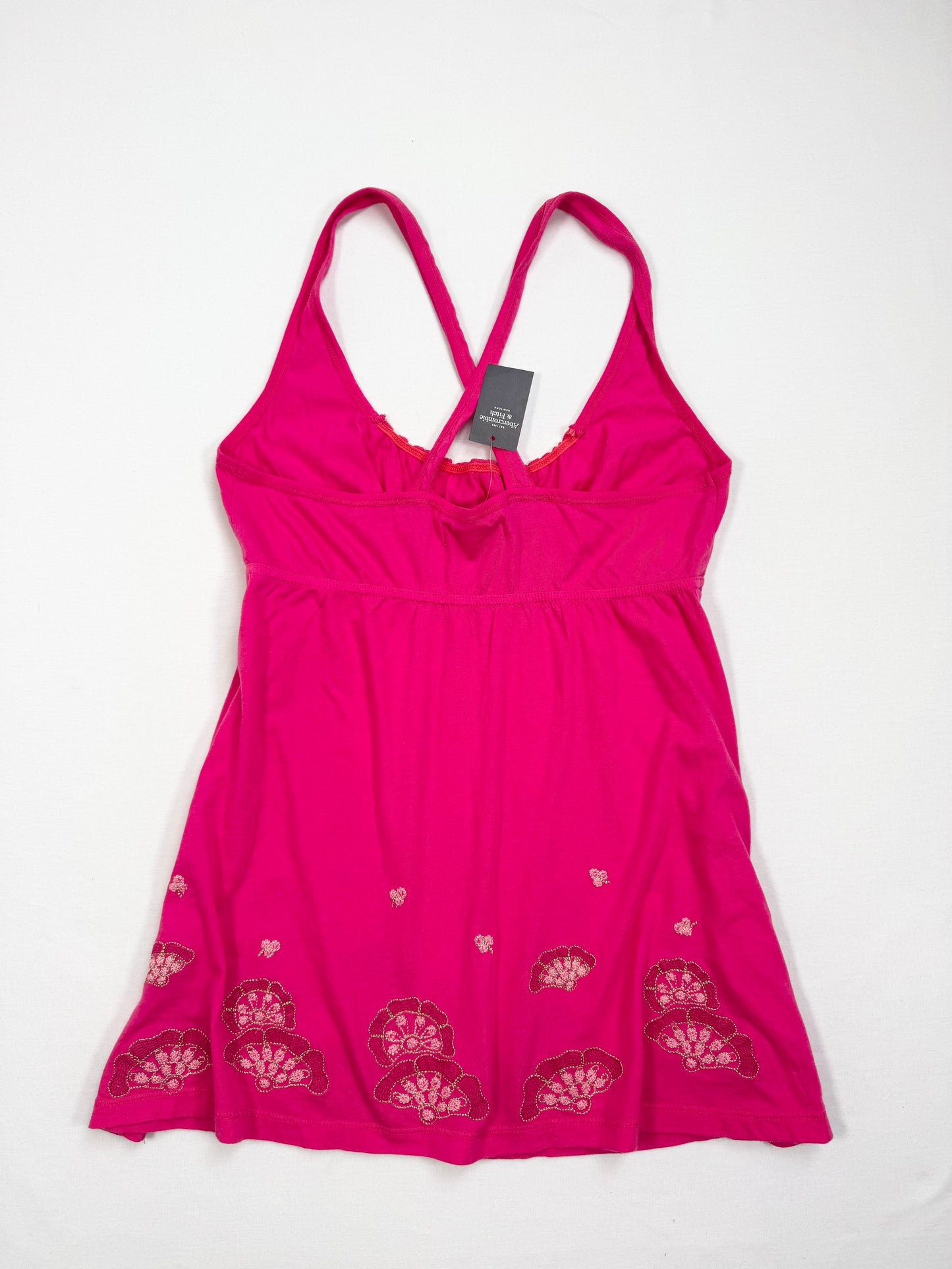 Pink Abercrombie Fan Cami ♡ M