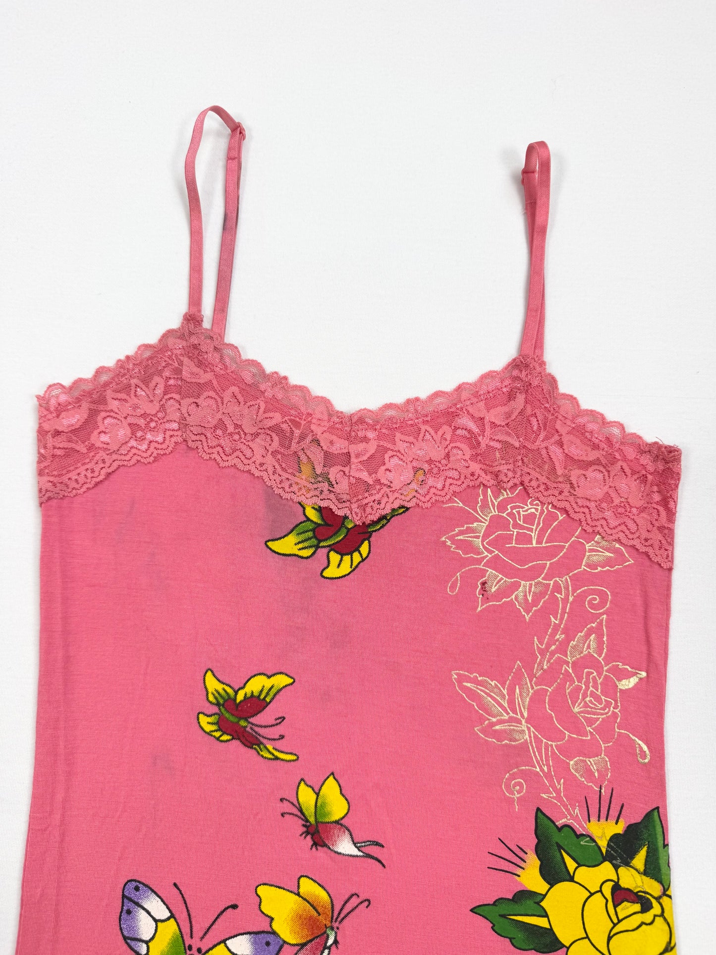 Ed Hardy Pink Butterfly Cami ♡ S