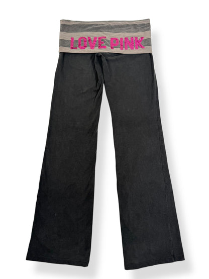 PINK by Victorias Secret Fold Over Waistband Flared Leggings ♡ M