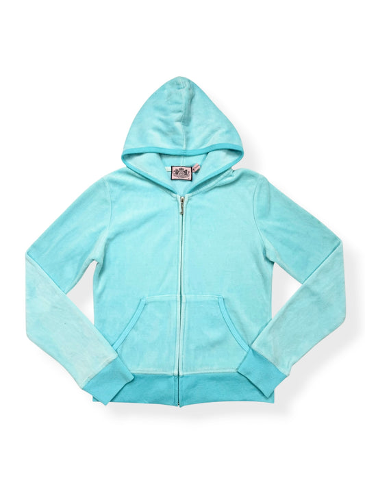 Blue Juicy Couture Zip Up Hoodie ♡