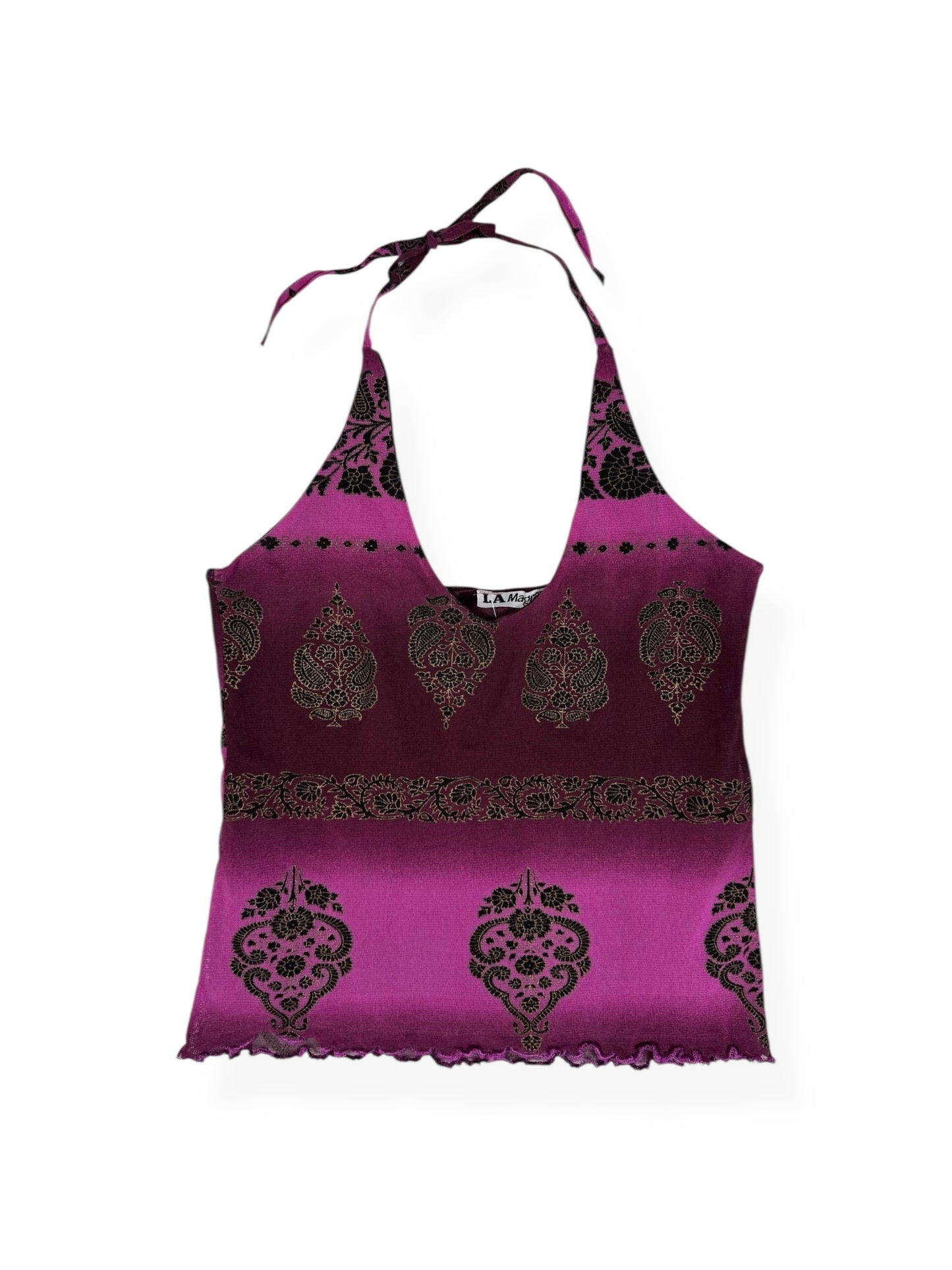 Purple Micromesh Halter ♡ Size M