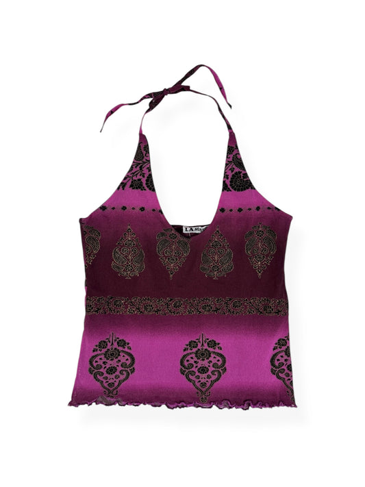 Purple Micromesh Halter ♡ Size M