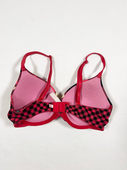 PINK Plaid Bra ♡ Size 34C