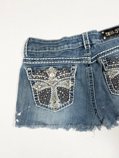 Cross Mini Shorts ♡ Size S/M