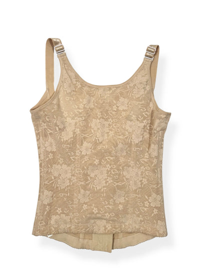 Beige Lace Corset Underbust Cami