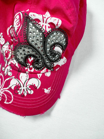 Pink Mcbling Cross Cap