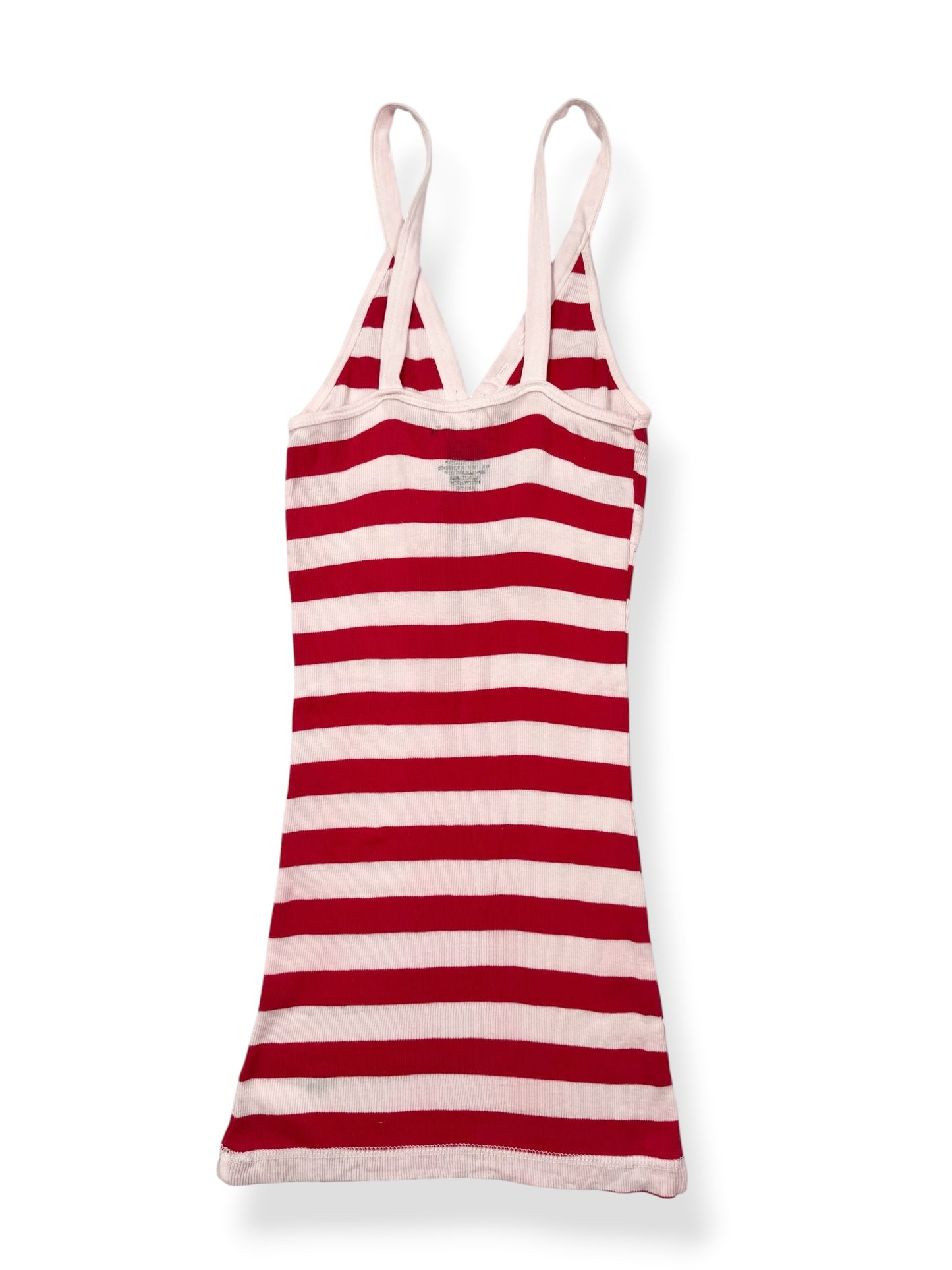 Abercrombie Red & White Striped Cami ♡ S