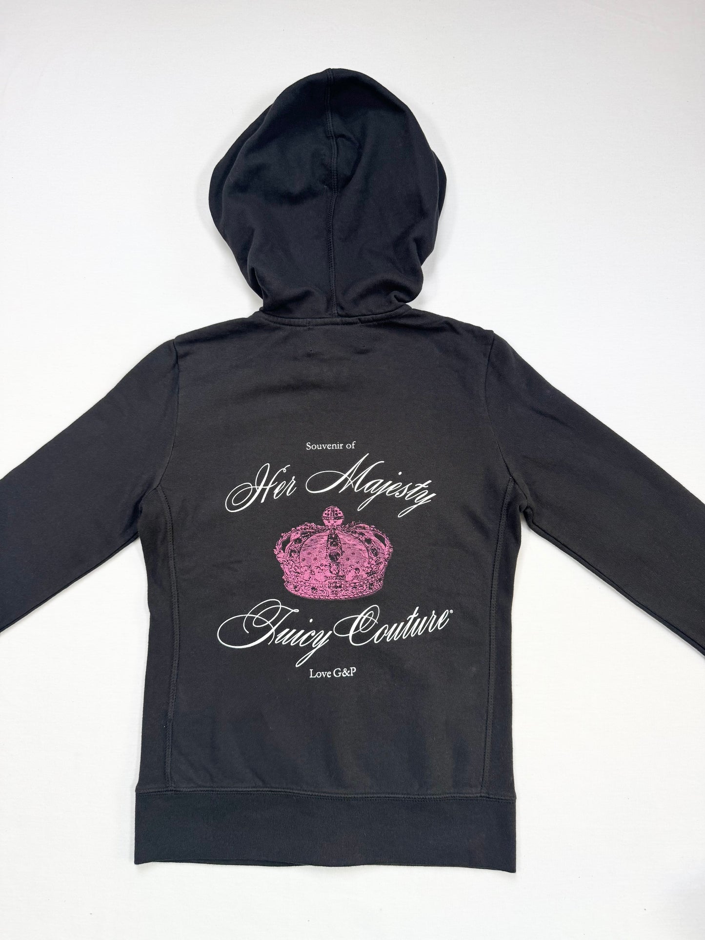 Juicy Couture Black Lace Print Tracksuit ♡ XS