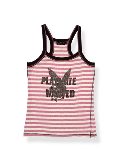 Playmate Wanted Striped Cami ♡ M