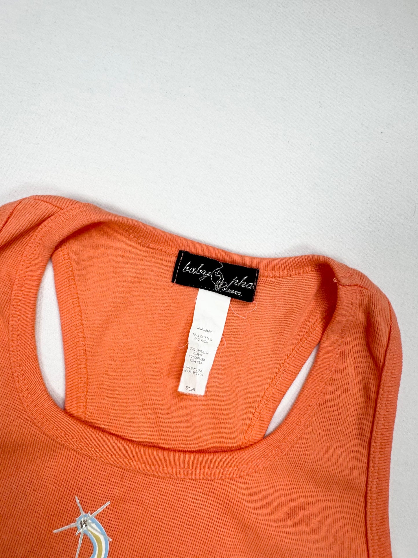 Baby Phat Orange Tank ♡ S