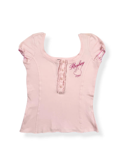 Pink Playboy Babydoll Tee ♡ S/M