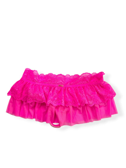 La Senza Pink Lace Micro Skirt ♡ S/M