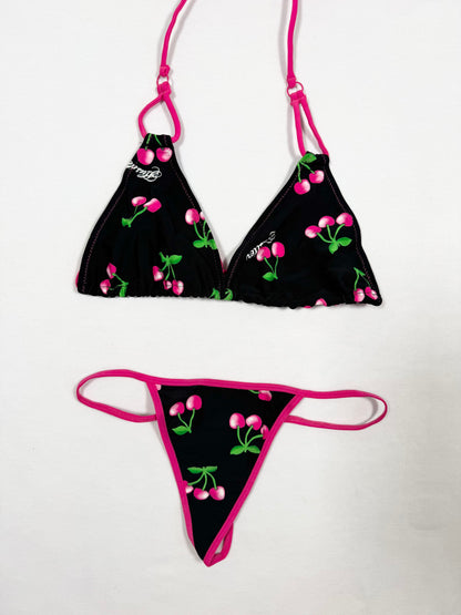 Hustler Cherry Bikini & Skirt ♡ Size XS/S