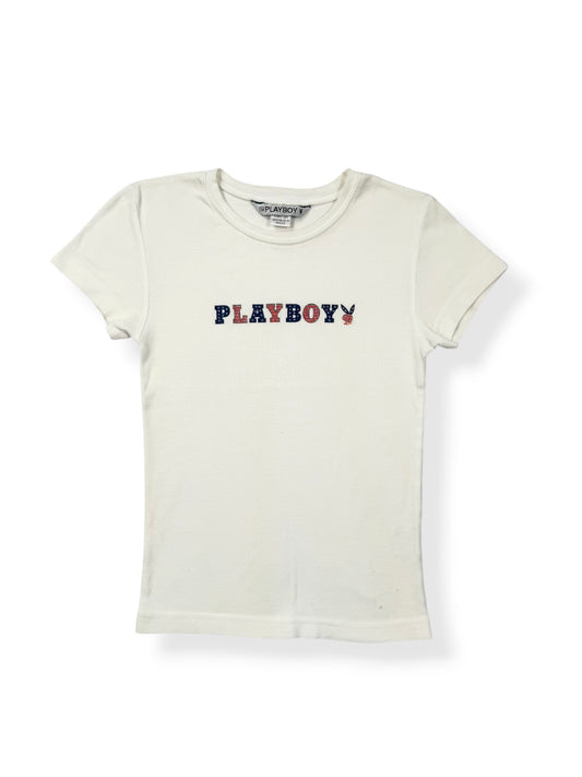 Playboy USA Glitter Logo Tee ♡ S/M