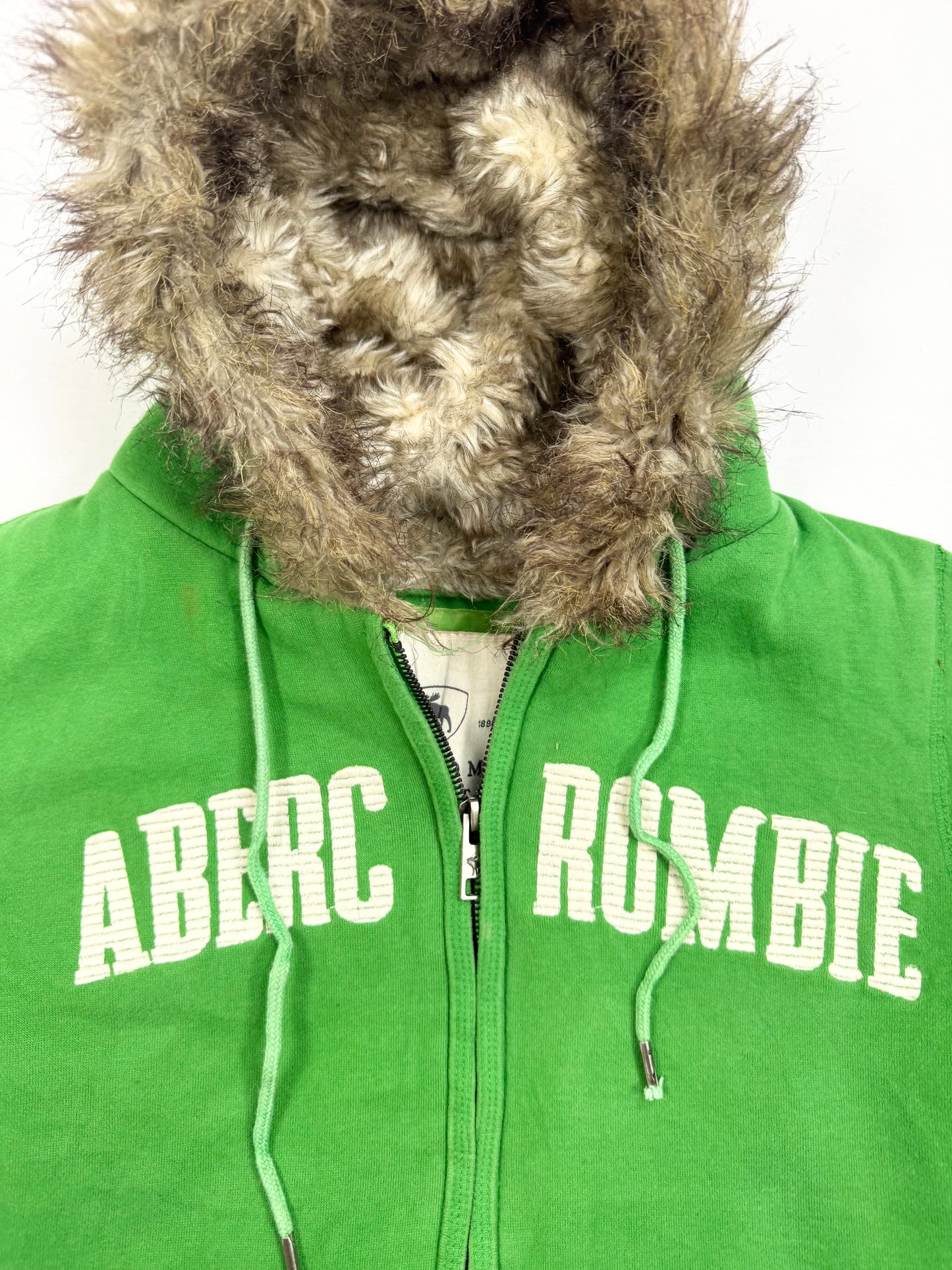 Abercrombie Fur Hood Zip Up ♡ M