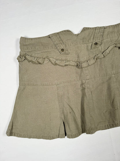 Khaki Mini Skirt