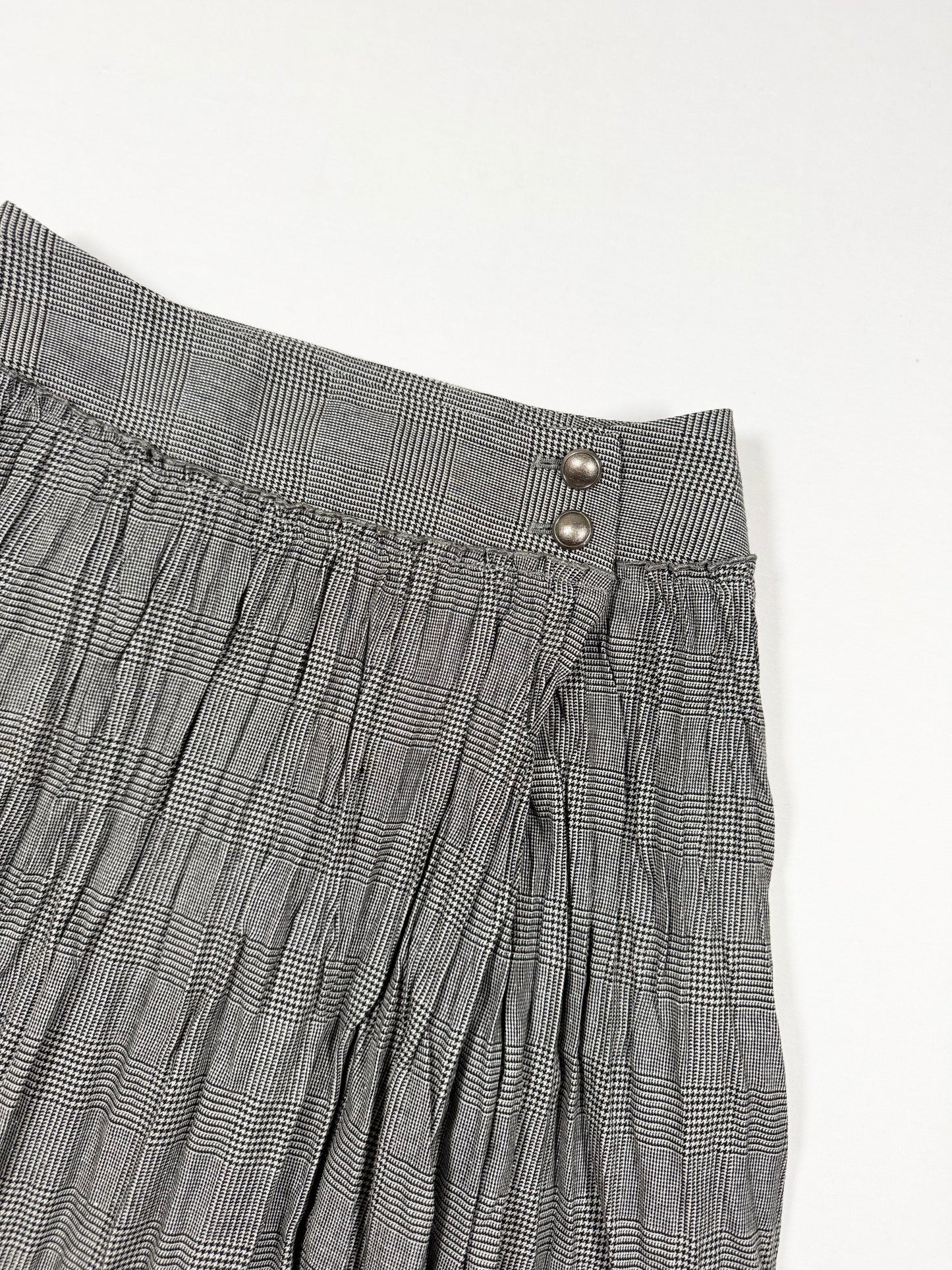 Glitter Plaid Midi Skirt ♡ Size XXS