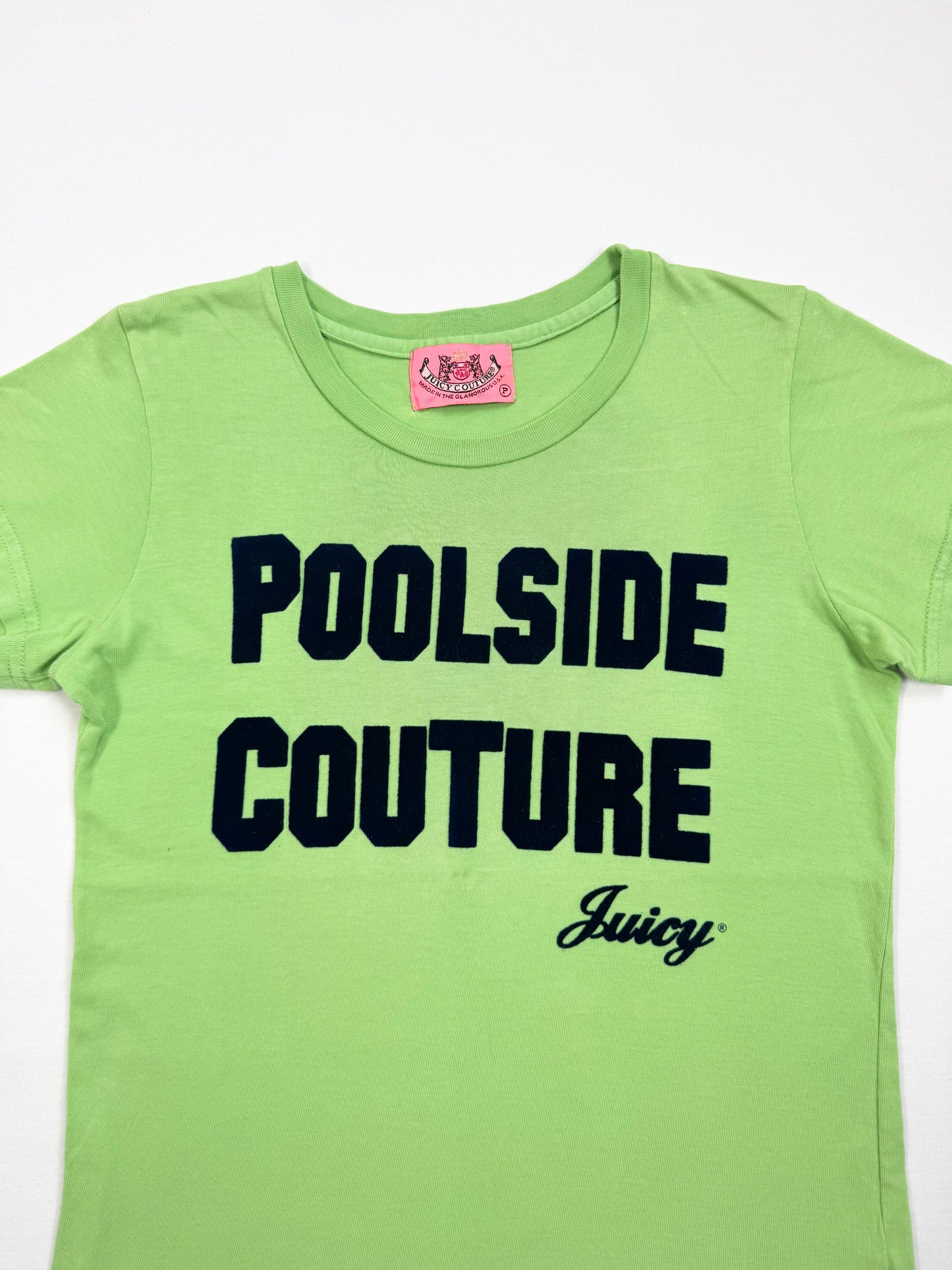 Green Juicy “Poolside Couture” Tee ♡  XS