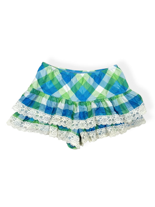 Plaid Ruffle Skirt