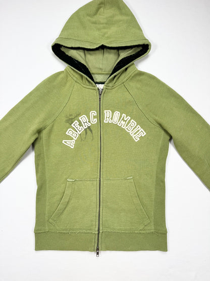 Abercrombie Green Zip Up Hoodie ♡ L