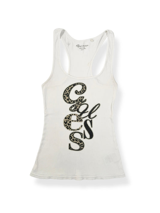 Guess Leopard Logo Tank ☆ S