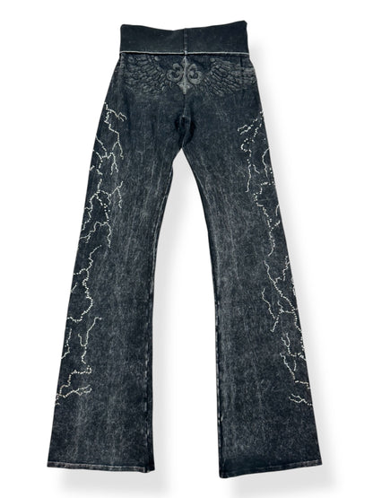 Grunge Fold Over Leggings ♡ Size S