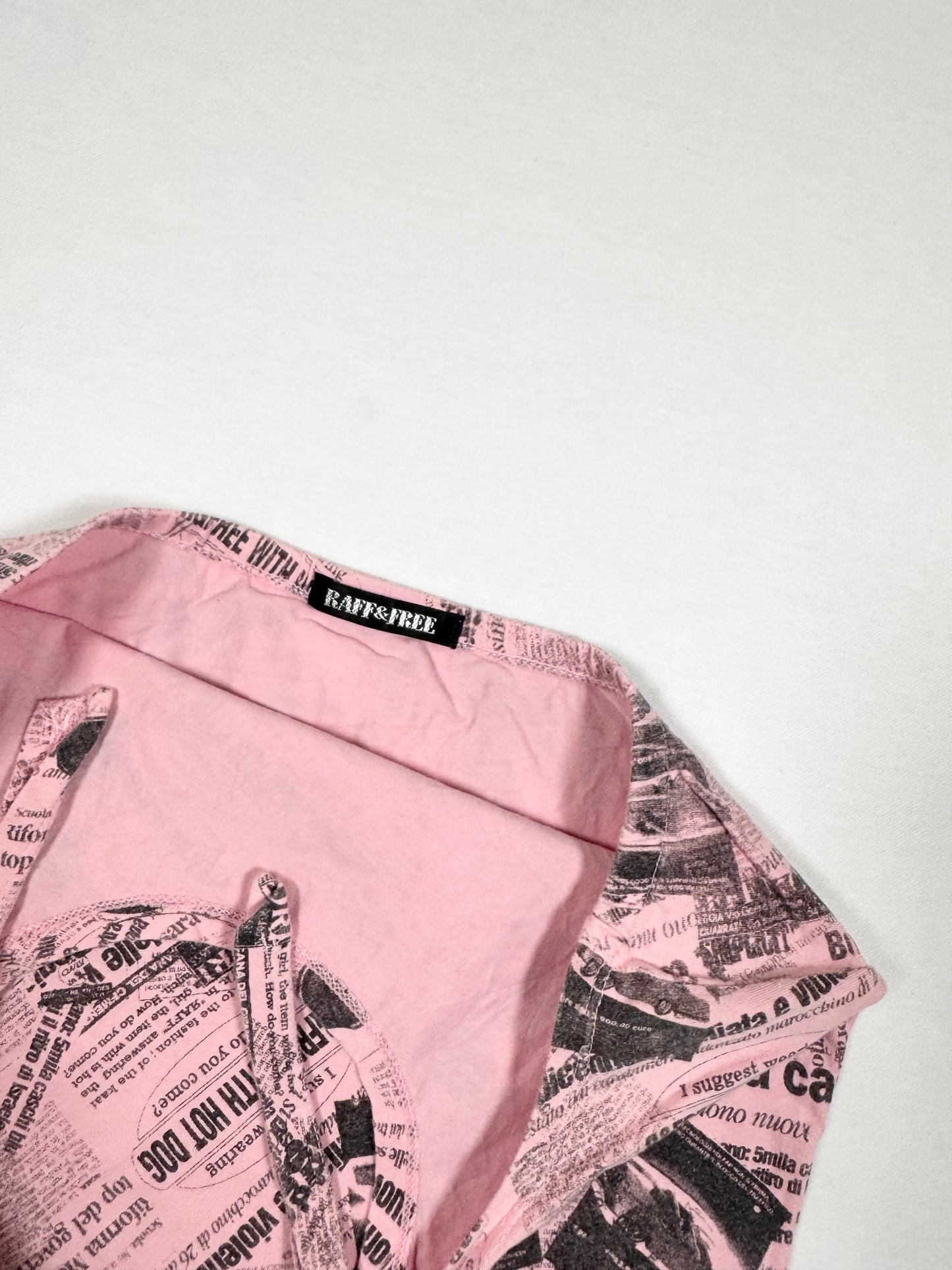 Magazine Print Halter ♡ Size S