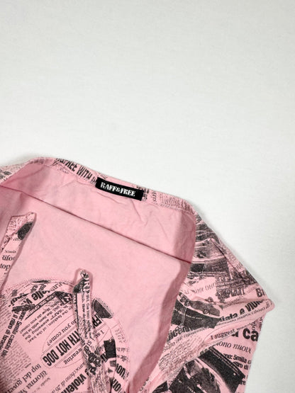 Magazine Print Halter ♡ Size S