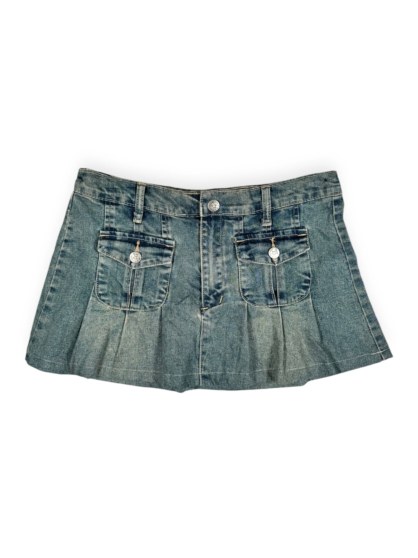 Pleated Mini Skirt