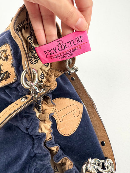 Juicy Couture Plaid Pom Pom Handbag ♡
